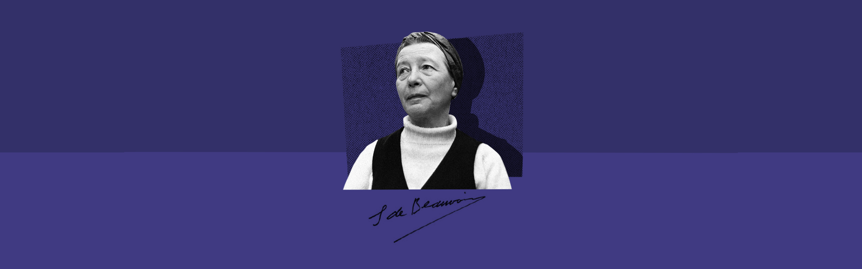 Illustration de Simone de Beauvoir