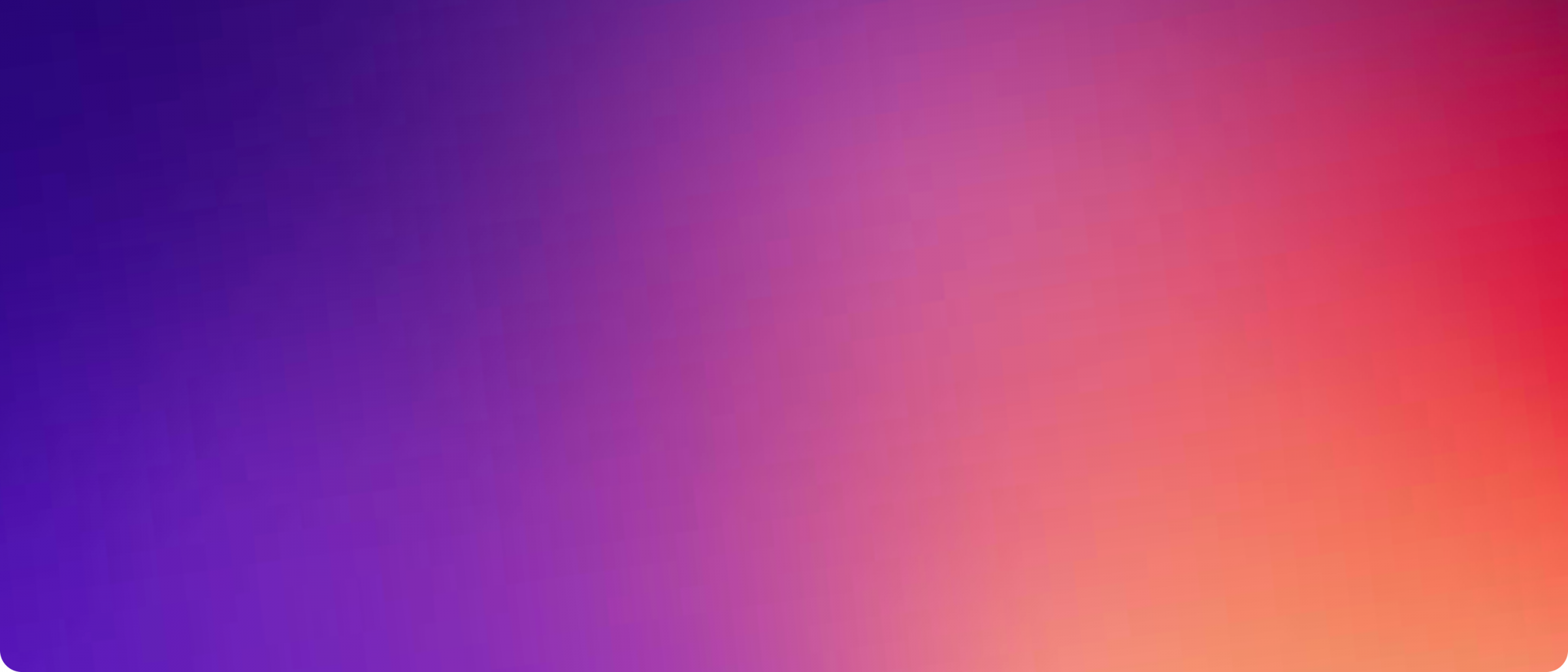 Purple to orange gradient