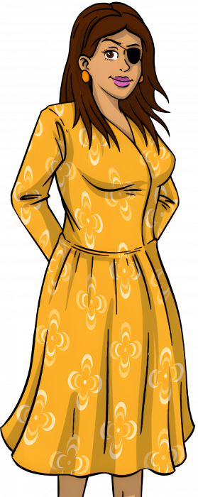 Magda Rincon standing