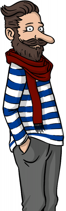 Victor Hugo standing