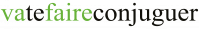 Vatefaireconjuguer logo
