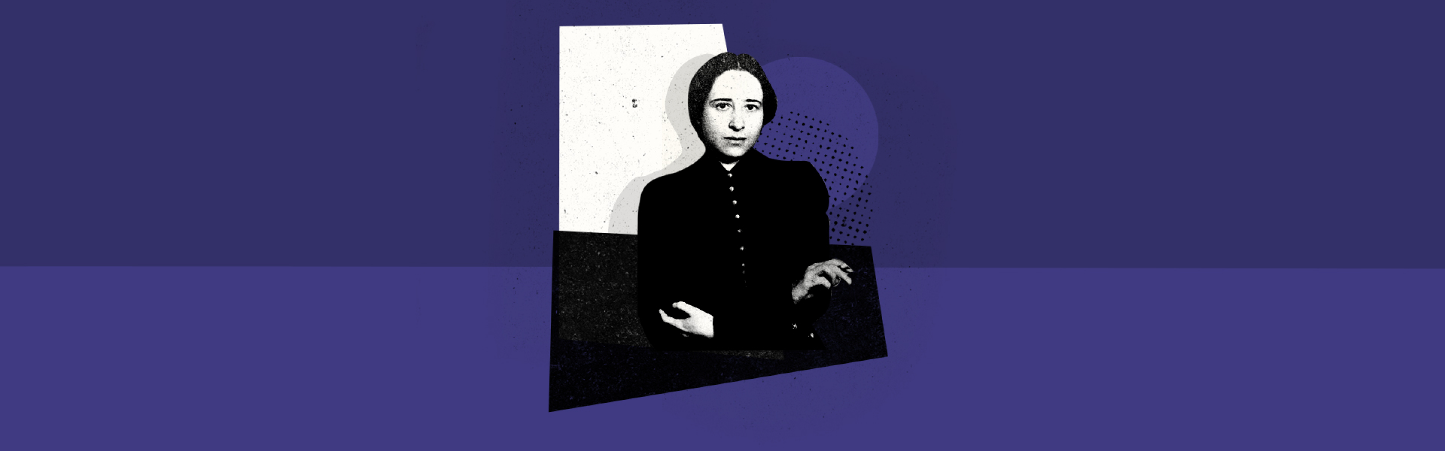 Illustration de Hannah Arendt